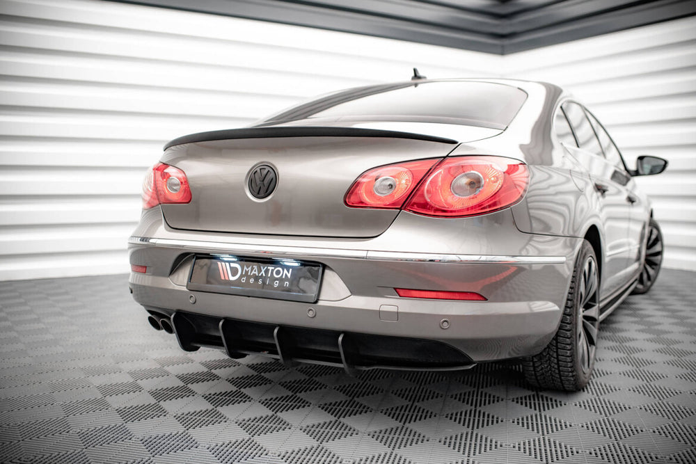 Maxton Parts - Heckansatz Diffusor passend für VW Passat CC schwarz matt