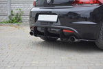 Maxton Parts - Heckansatz Diffusor passend für VW Scirocco R schwarz matt