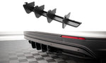 Maxton Parts - Heckansatz Diffusor passend für VW Tiguan Mk2 schwarz-rot