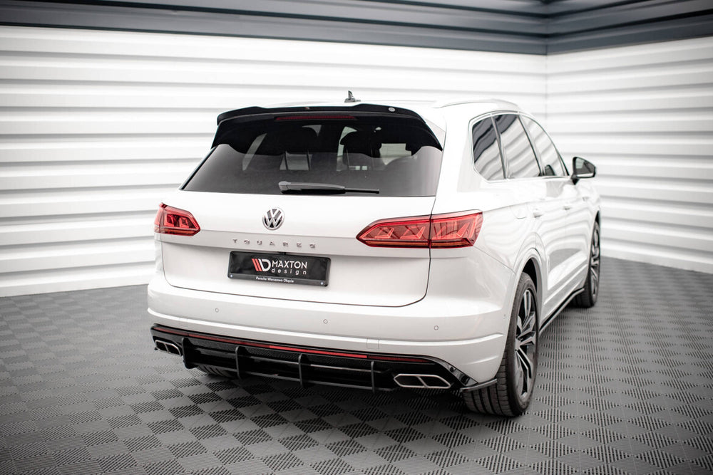 Maxton Parts - Heckansatz Diffusor passend für VW Touareg R-Line Mk3 schwarz matt
