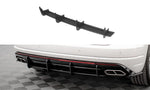 Maxton Parts - Heckansatz Diffusor passend für VW Touareg R-Line Mk3 schwarz-rot