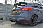 Maxton Parts - Heckansatz Diffusor (RS-Look) passend für Ford Focus ST Mk3 FL ABS-Kunststoff