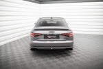 Maxton Parts - Heckansatz Diffusor V.1 passend für Audi A4 S-line B9 (Doppelauspuff li.) schwarz Hochglanz