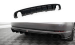 Maxton Parts - Heckansatz Diffusor V.1 passend für Audi A4 S-line B9 (Einzelauspuff li. re.) schwarz Hochglanz