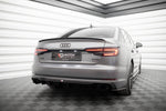 Maxton Parts - Heckansatz Diffusor V.1 passend für Audi A4 S-line B9 (Einzelauspuff li. re.) schwarz Hochglanz