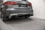 Maxton Parts - Heckansatz Diffusor V.1 passend für Audi RS3 8V Sportback schwarz matt