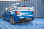 Maxton Parts - Heckansatz Diffusor V.1 passend für BMW M135i F20 schwarz Hochglanz