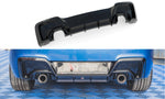 Maxton Parts - Heckansatz Diffusor V.1 passend für BMW M135i F20 schwarz Hochglanz