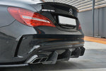 Maxton Parts - Heckansatz Diffusor V.1 passend für Mercedes CLA A45 AMG C117 FL schwarz matt