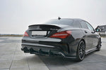 Maxton Parts - Heckansatz Diffusor V.1 passend für Mercedes CLA A45 AMG C117 FL schwarz matt