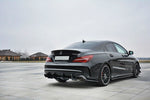 Maxton Parts - Heckansatz Diffusor V.1 passend für Mercedes CLA A45 AMG C117 FL schwarz matt