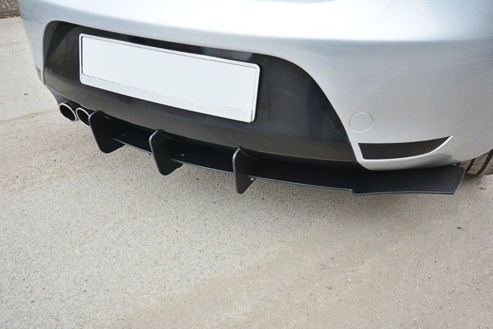 Maxton Parts - Heckansatz Diffusor V.1 passend für Seat Leon Mk2 CUPRA/ FR schwarz matt