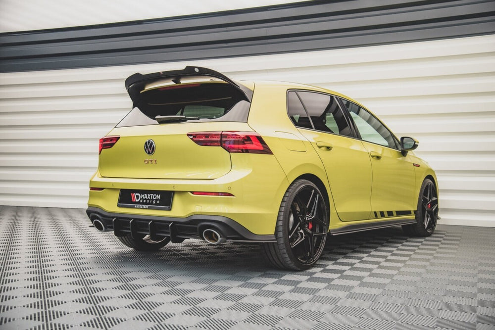 Maxton Parts - Heckansatz Diffusor V.1 passend für VW Golf GTI Clubsport Mk8 schwarz matt