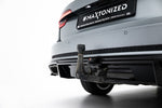 Maxton Parts - Heckansatz Diffusor V.2 passend für Audi A4 S-Line Limousine / Avant B9 schwarz Hochglanz