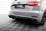 Maxton Parts - Heckansatz Diffusor V.2 passend für Audi RS3 8V Sportback FL schwarz Hochglanz