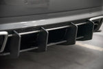 Maxton Parts - Heckansatz Diffusor V.2 passend für Audi RS3 8V Sportback schwarz matt
