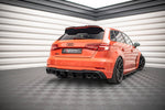 Maxton Parts - Heckansatz Diffusor V.2 passend für Audi RS3 Sportback 8V FL schwarz Hochglanz