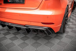 Maxton Parts - Heckansatz Diffusor V.2 passend für Audi RS3 Sportback 8V FL schwarz Hochglanz