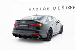 Maxton Parts - Heckansatz Diffusor V.2 passend für Audi RS5 Coupe / Sportback F5 schwarz matt