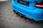 Maxton Parts - Heckansatz Diffusor V.2 passend für BMW M2 F87 schwarz matt
