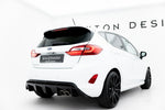 Maxton Parts - Heckansatz Diffusor V.2 passend für Ford FIesta Mk8 ST schwarz Hochglanz