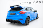 Maxton Parts - Heckansatz Diffusor V.2 passend für Ford Focus RS Mk3 (US-Spec Version) schwarz matt