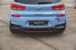 Maxton Parts - Heckansatz Diffusor V.2 passend für Hyundai I30 N Mk3 Hatchback schwarz matt