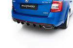 Maxton Parts - Heckansatz Diffusor V.2 passend für Skoda Octavia RS Mk3 / Mk3 FL Hatchback / Kombi schwarz Hochglanz (SK-OC-3-RS-RS2G+RS2RG-ON)