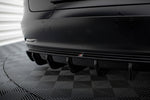 Maxton Parts - Heckansatz Diffusor V.2 passend für Tesla Model 3 schwarz Hochglanz