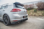 Maxton Parts - Heckansatz Diffusor V.2 passend für VW Golf 7 GTI schwarz matt