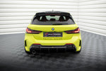 Maxton Parts - Heckansatz Diffusor V.3 passend für BMW 1er M-Paket / 128ti F40 (Einzelauspuff li.) schwarz Hochglanz