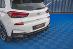 Maxton Parts - Heckansatz Diffusor V.3 passend für Hyundai I30 N Mk3 Hatchback schwarz Hochglanz