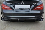 Maxton Parts - Heckansatz Diffusor V.3 passend für Mercedes CLA A45 AMG C117 FL schwarz matt