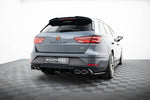 Maxton Parts - Heckansatz Diffusor V.3 passend für Seat Leon CUPRA ST Mk3 FL schwarz Hochglanz