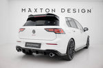 Maxton Parts - Heckansatz Diffusor V.4 passend für VW Golf GTI Mk8 schwarz Hochglanz