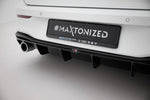 Maxton Parts - Heckansatz Diffusor V.4 passend für VW Golf GTI Mk8 schwarz Hochglanz