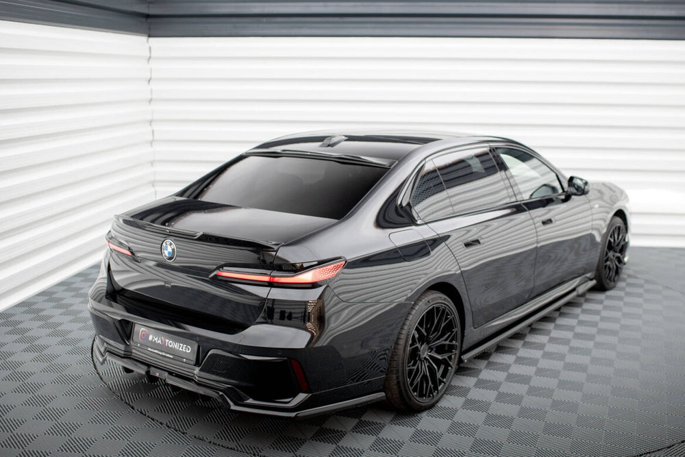 Maxton Parts - Heckscheiben Spoiler passend für BMW 7 G70 schwarz Hochglanz