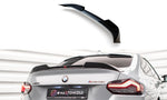Maxton Parts - Heckspoiler 3D passend für BMW 2 Coupe G42 / M2 G87 schwarz Hochglanz
