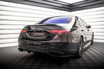 Maxton Parts - Heckspoiler 3D passend für Mercedes S AMG-Line W223 schwarz Hochglanz