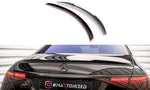 Maxton Parts - Heckspoiler 3D passend für Mercedes S AMG-Line W223 schwarz Hochglanz