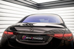 Maxton Parts - Heckspoiler 3D passend für Mercedes S AMG-Line W223 schwarz Hochglanz