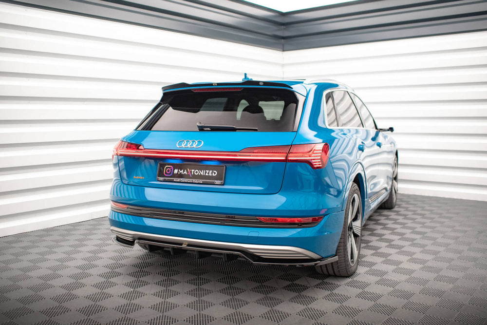 Maxton Parts - Heckspoiler Lippe oben passend für Audi e-tron schwarz Hochglanz