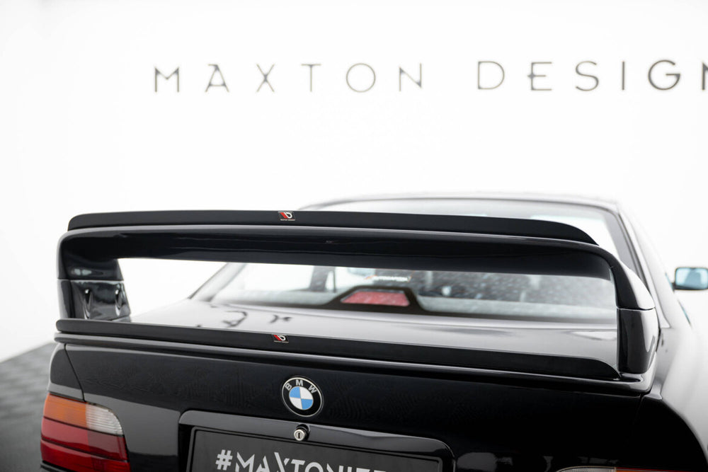 Maxton Parts - Heckspoiler Lippe oben passend für BMW M3 / 3 M-Paket E36 Coupe GT Klasse schwarz Hochglanz