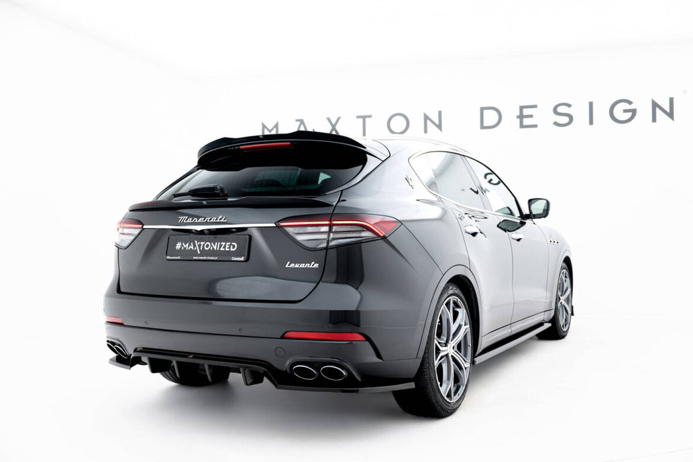 Maxton Parts - Heckspoiler Lippe oben passend für Maserati Levante GT Mk1 FL schwarz Hochglanz