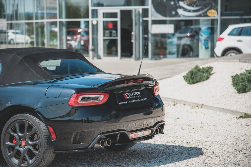 Maxton Parts - Heckspoiler Lippe passend für ABARTH 124 Spider schwarz Hochglanz