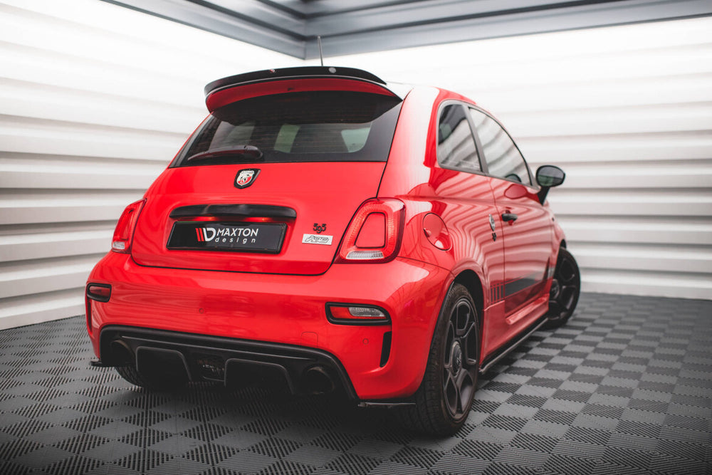 Maxton Parts - Heckspoiler Lippe passend für ABARTH 595 Mk1 FL schwarz Hochglanz