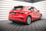 Maxton Parts - Heckspoiler Lippe passend für Audi A3 Sportback 8Y schwarz Hochglanz