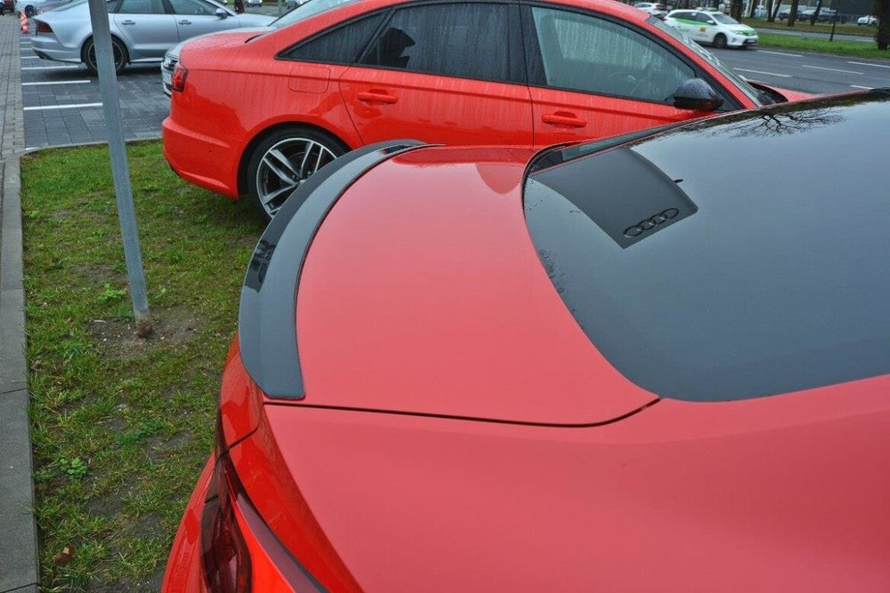 Maxton Parts - Heckspoiler Lippe passend für Audi A5 S-Line F5 Coupe schwarz Hochglanz