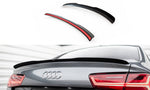 Maxton Parts - Heckspoiler Lippe passend für Audi A6 / A6 S-line / S6 Limousine C7 FL schwarz Hochglanz