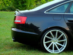 Maxton Parts - Heckspoiler Lippe passend für Audi A6 S-line C6 Limousine schwarz Hochglanz